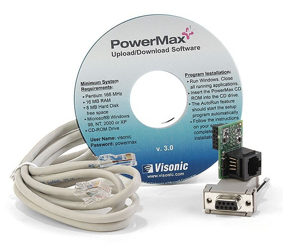 Kit USB de programação centrais PowerG (opcional)