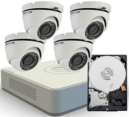 VTCA-HS10-4 Videovigilância Kit HIKVISION