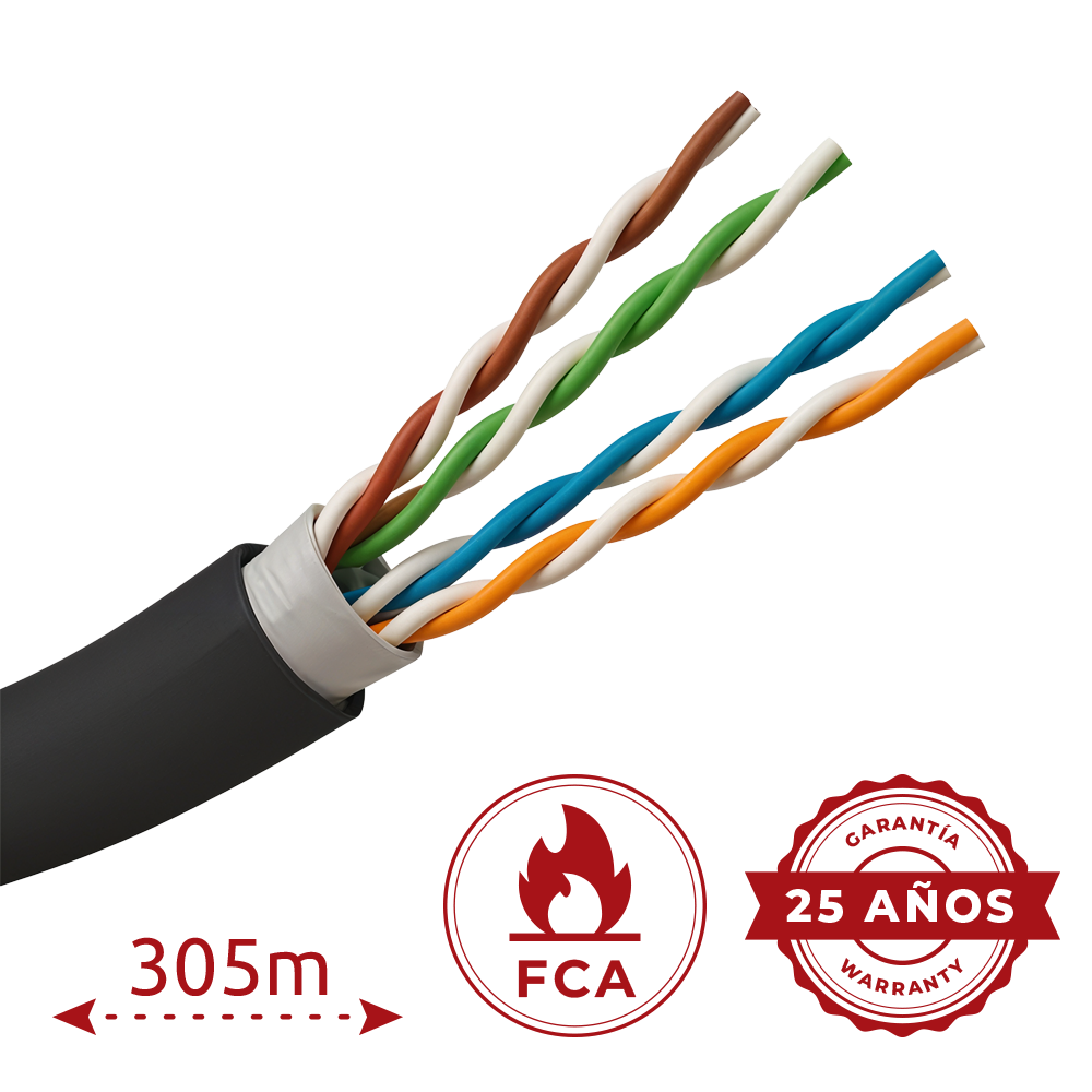 UTP5E-305-PE/PVC-OUTDOOR