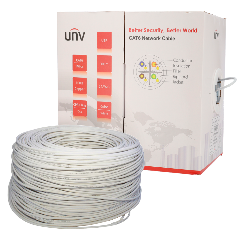 UV-UTP5E-300-BC24AWG-DCA-B-W