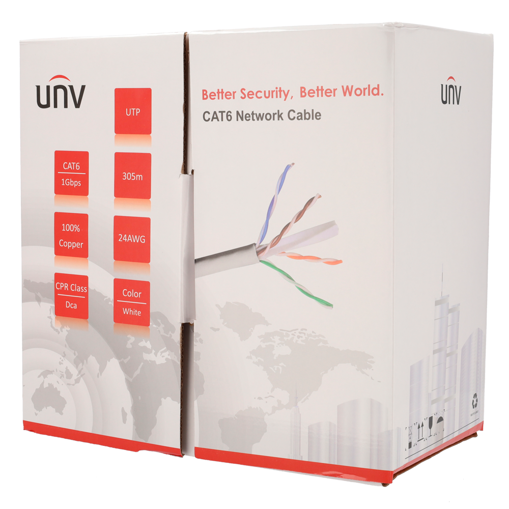 UV-UTP6-500-BC24AWG-DCA-R-W