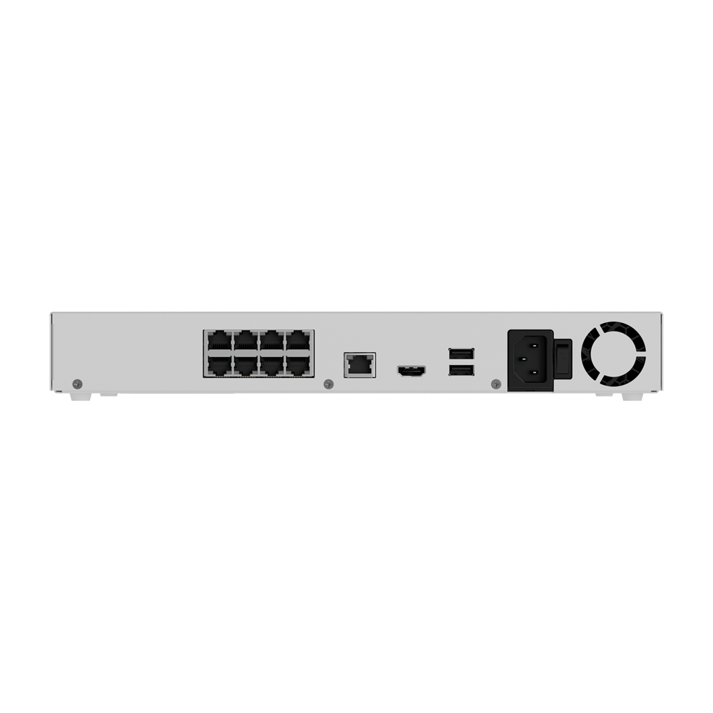 AJ-NVR208-HAC-8P-W