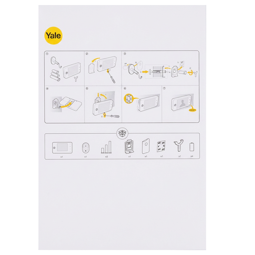 YALE-DOORVIEWER4500-SILVER