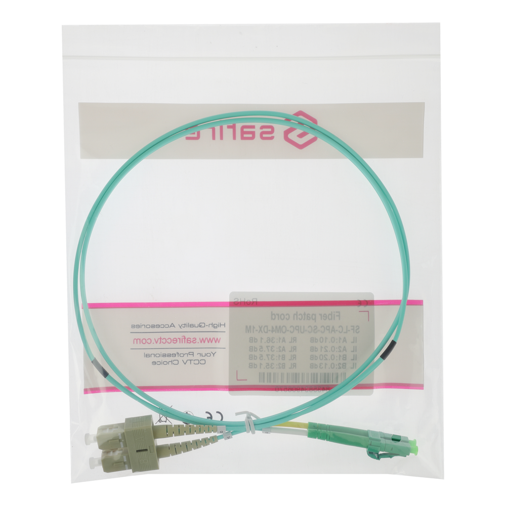 SF-LC-APC-SC-UPC-OM4-DX-1M