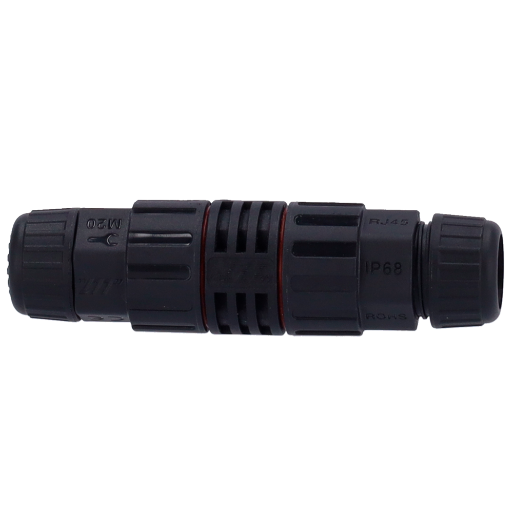 CON-RJ45-GLAND-W-BLACK