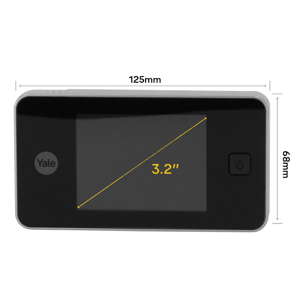 YALE-DOORVIEWER500-SILVER